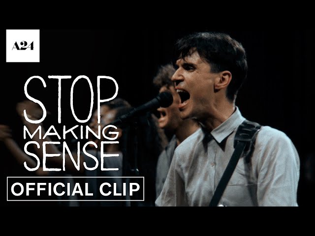 Stop Making Sense | Burning Down the House | Official Clip HD | A24