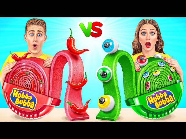 Bubble Gum Blowing Battle | Funny Situations by Multi DO Challenge
