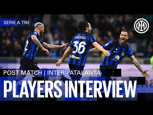BASTONI, DIMARCO AND DARMIAN | INTER 4-0 ATALANTA | PLAYERS INTERVIEW 🎙️⚫🔵