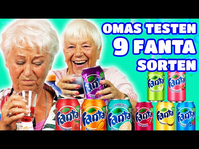 Senioren probieren 9(!) FANTA Sorten | Oma Geht Steil 🚀
