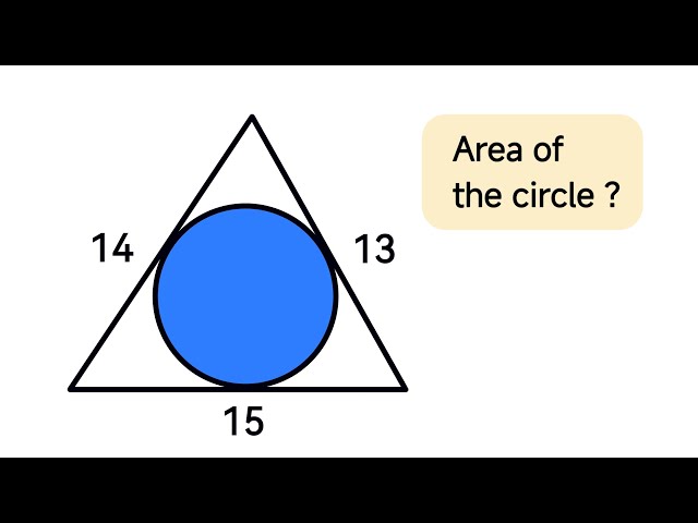 Challenging Geometry Question - solve for the area of the circle!