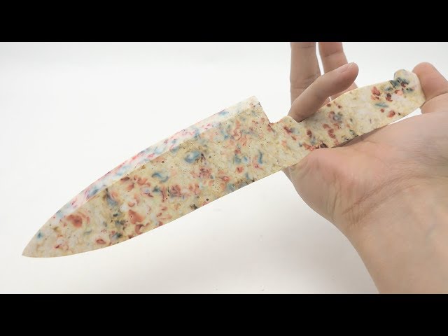 sharpest Plastic bottle kitchen knife in the world