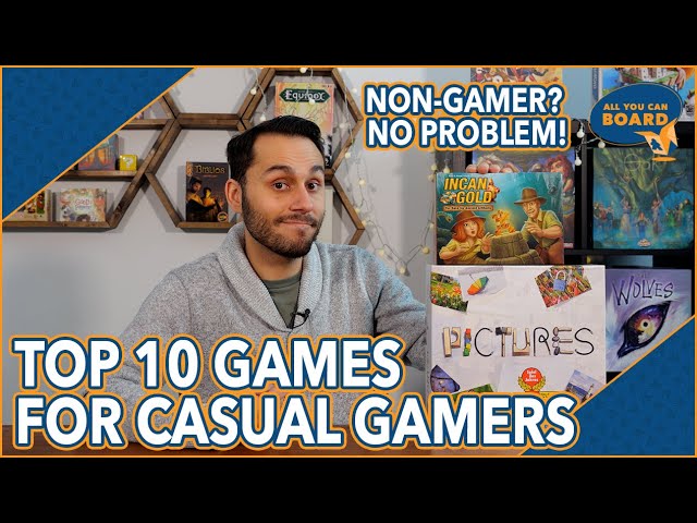 10 Board Games for Casual Gamers or "Non-Gamers"