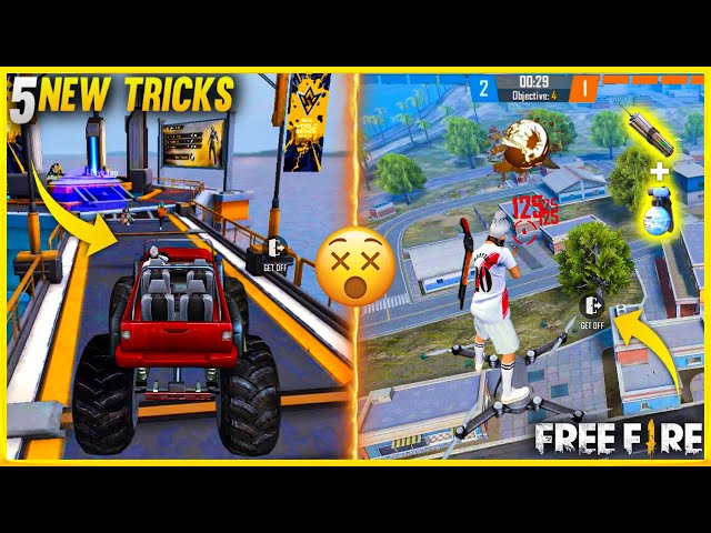 TOP 5 NEW SECRET TRICKS IN FREE FIRE 2021 - Gexan Gaming