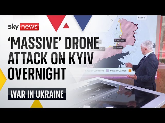Ukraine War: What do we know about the 'massive' drone attack on Kyiv overnight?