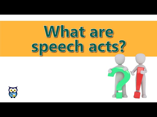 What are speech acts?
