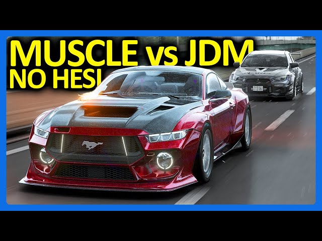 Who's Faster Muscle or JDM for Street Racing?!? (No Hesi)