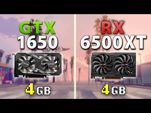 RX 6500 XT vs GTX 1650 // Test in 9 Games