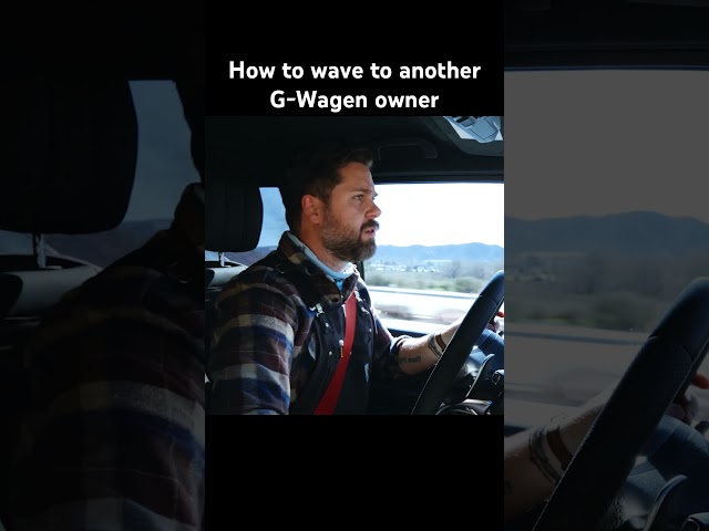 G-Wagen owners do it differently