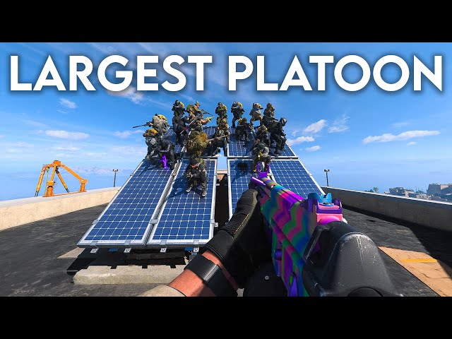 The LARGEST DMZ Platoon Ever Formed! *WORLD RECORD*