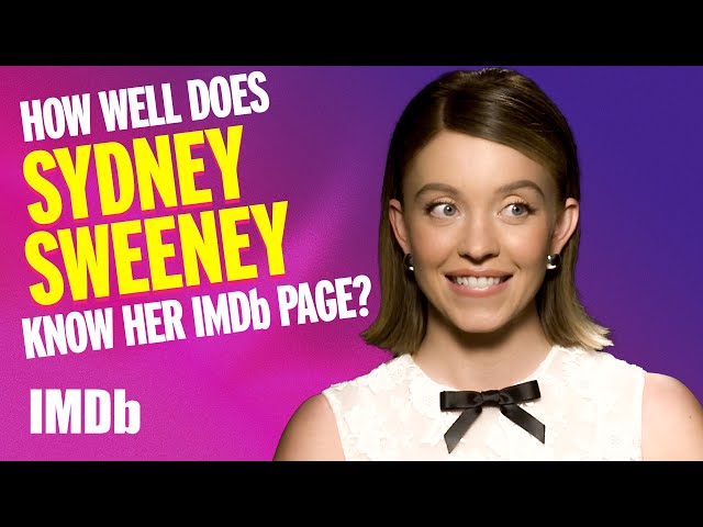 Sydney Sweeney Is Tested on How Well She Knows Her IMDb Page! | Immaculate Interview | IMDb