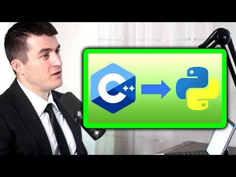 Lex Fridman on switching from C++ to Python