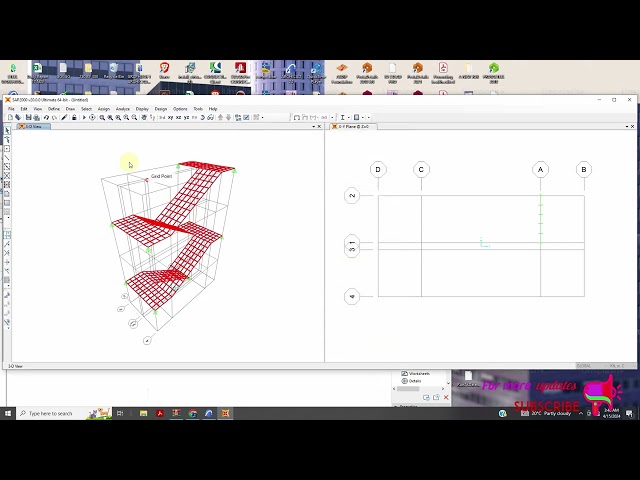Stair Modeling and Design in SAP2000