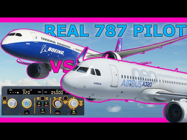 Boeing vs Airbus with a Real Airline Pilot! Autopilot Controls