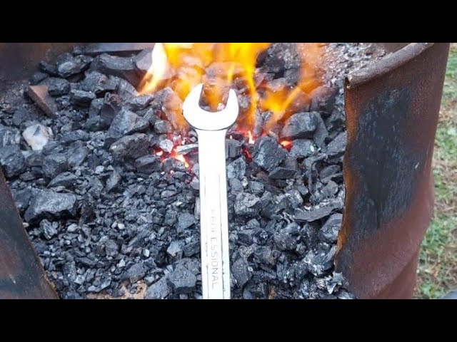 DIY forging a Dagger From a Wrench!