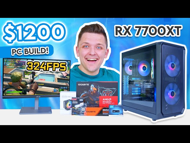 Best VALUE $1200 Gaming PC Build! 👑 [1440p Build Guide w/ Benchmarks]