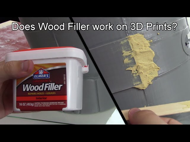 Does Wood Filler work on 3D Prints? Lets find out!