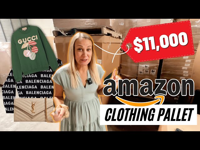We Spent $450 on a HUGE Pallet of Amazon Clothing - Unboxing $11,000 in MYSTERY Items!