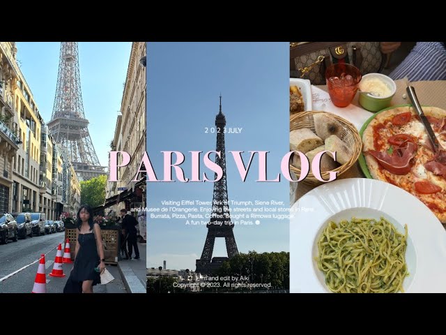PARIS VLOG 🥐 exploring eiffel tower, musee de l’Orangerie, seine river 🫧