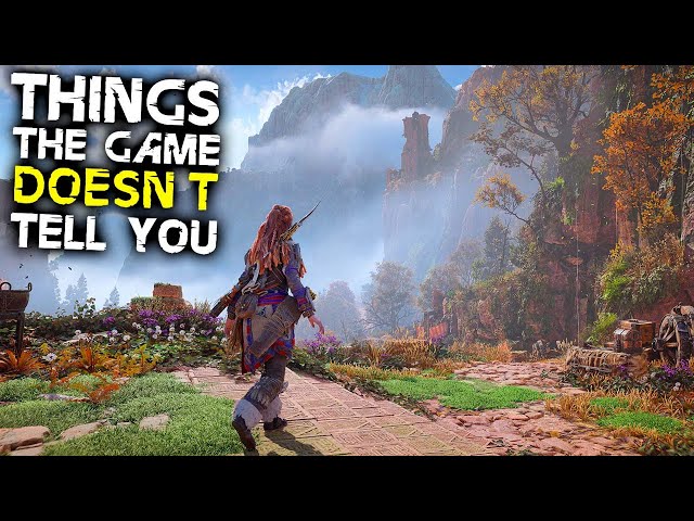 Horizon Forbidden West: 10 Things The Game DOESN'T TELL YOU