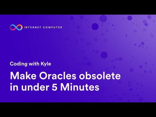 Coding with Kyle | Make Oracles Obsolete in Under 5 Minutes