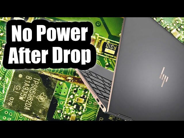 HP Spectre Laptop Repair - A Simple drop caused a lot of issues.