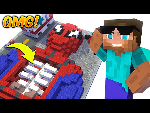 I did Spiderman Surgery in Minecraft...