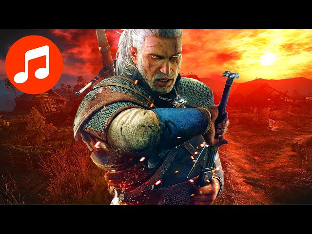 Calm Like A WITCHER 🎵 Relaxing Music & Sundowner Ambience (SLEEP | STUDY | FOCUS)