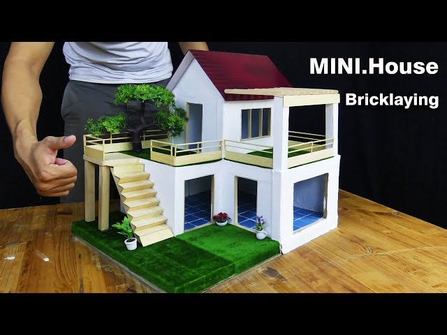 How to Make Beautiful House From Bricklaying... MODEL...Dream House