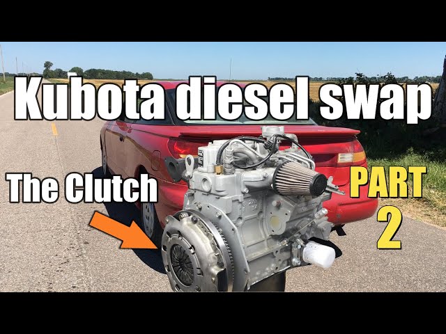S2E24  Saturn SC1 gets a Kubota D722 Diesel engine swap. Today we fabricate the clutch