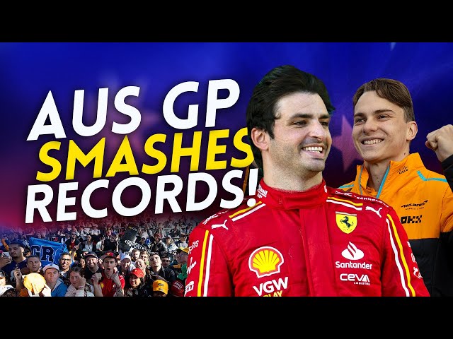 2024 Australian Grand Prix SMASHES records!