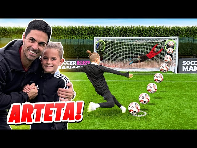 MIKEL ARTETA TRAINED ME TO BECOME A PRO - PRIVATE SHOOTING MASTERCLASS