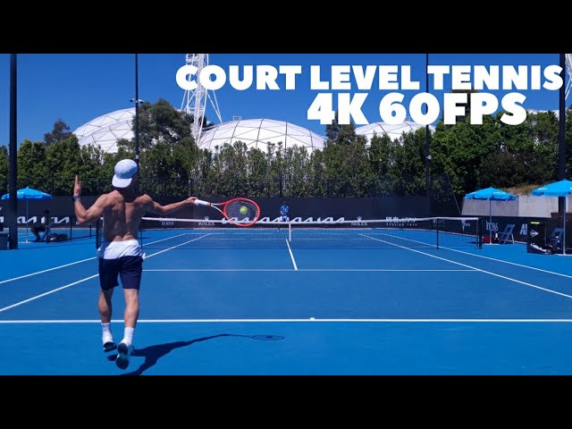 Diego Schwartzman Court Level Practice | Australian Open (4K 60FPS)