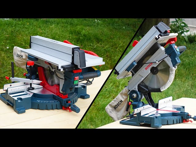Miter Table Combination Saw BOSCH GTM 12 JL  |  Unboxing and Test