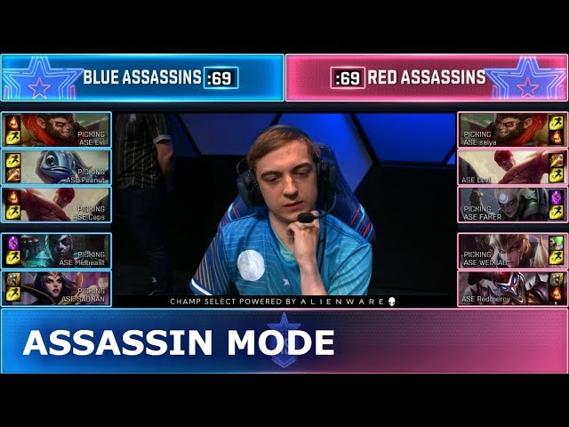 Assassin Mode Show Match (ft. Faker, Caps, WEIXIAO, Midbeast) | Day 2 2019 LoL All Star Event