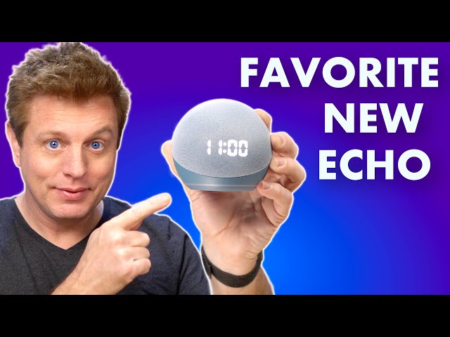 The BEST new ECHO! - Echo Dot With Clock 4th Gen Review