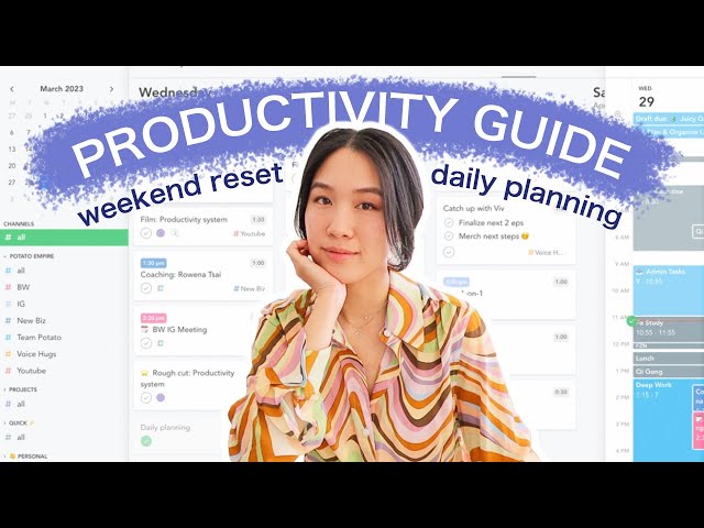 how I plan & organize my life 🗂️ simple systems for success & slow productivity