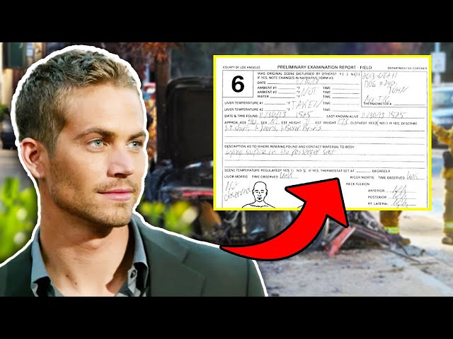 Most Disturbing Details Discovered In Paul Walker's Autopsy Report