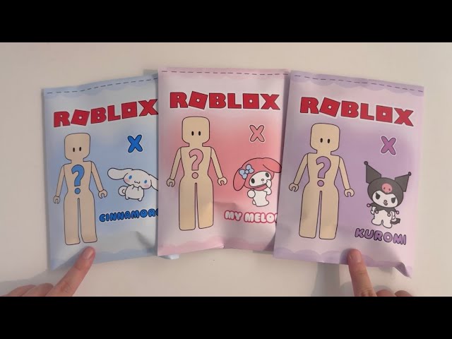 [☁️Paper diy☁️] 로블록스 산리오 코디 블라인드백 Roblox Sanrio Outfits blind bag🩵🩷💜 시나모롤, 마이멜로디, 쿠로미