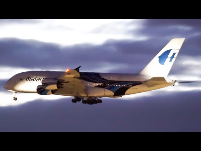 GRACEFUL Late Night Arrivals | A380 787 717 | Melbourne Airport Plane Spotting