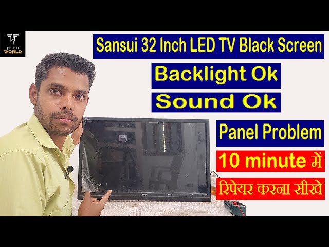 Sansui Led TV Display Problem | Backlight ok | Sound ok | Led tv me Display Kaise Repair Kare