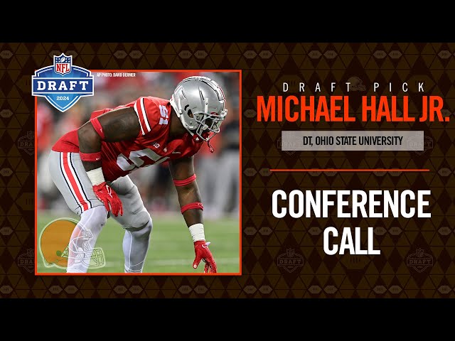 Michael Hall Jr. Conference Call | 2024 NFL Draft