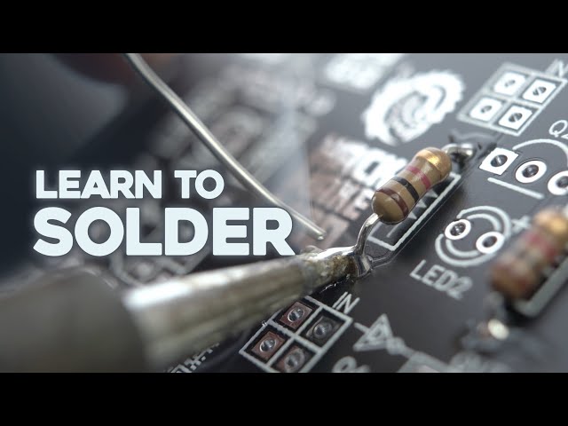 HOW TO SOLDER! (Beginner's Guide)