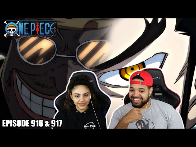 BLACKBEARD GOT THE SAUCE AND HAWKEYE LOOKS WORRIED! One Piece Episode 916 And 917 REACTION!!!