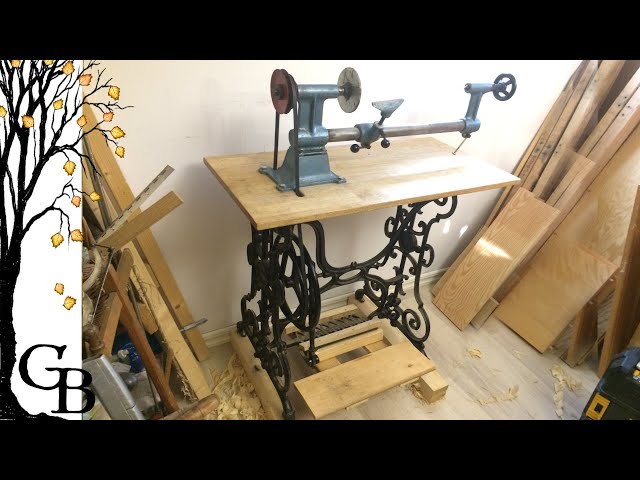 Foot powered lathe build (with very little narrative structure!)