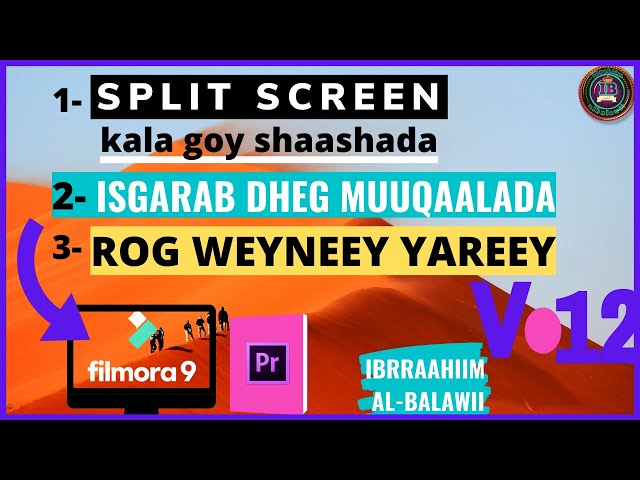 v.12-split screen ,is garabdhig muuqaalada ,weyneey rog iyo wlm