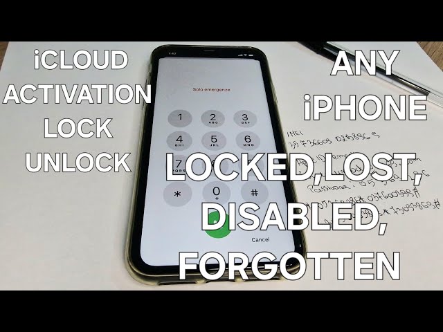 iCloud Activation Lock Unlock Any iPhone Locked to Owner/Disabled/Forgotten/Lost✔️