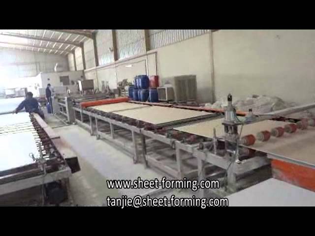 Full Automatic PVC Gypsum Board Laminated Production Line