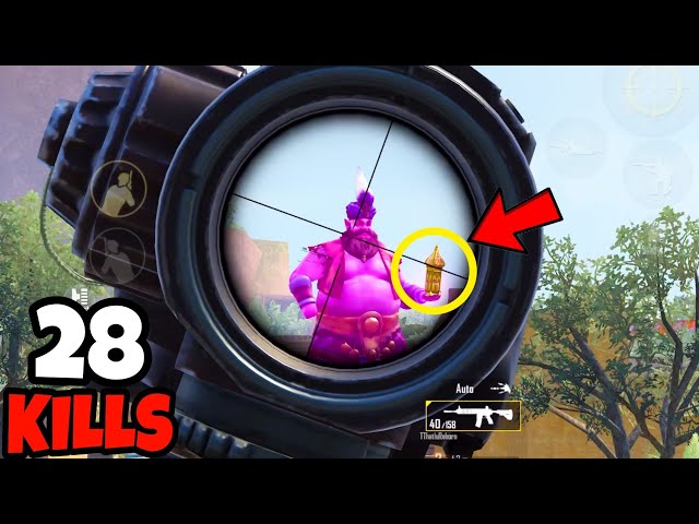 ENEMY Wet His Pants After I Did This To Him in BGMI • (28 KILLS) • BGMI Gameplay