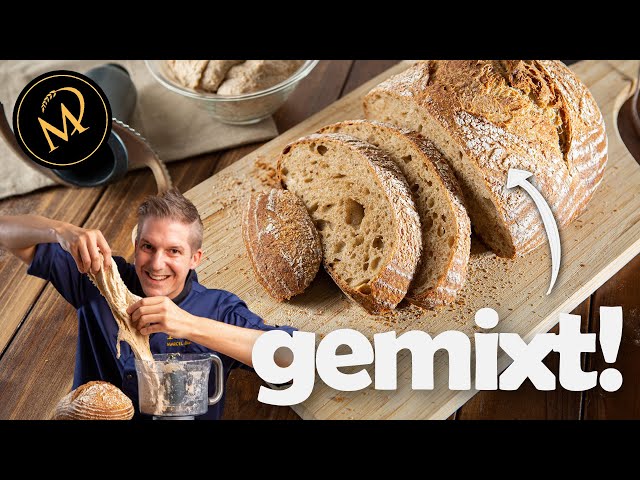 Brot im Mixer - schneller und einfacher Brotteig ohne Küchenmaschine